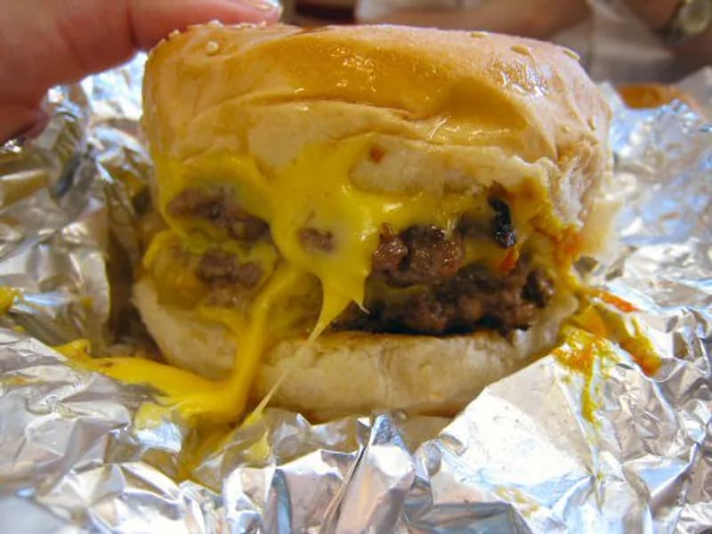 Five Guys Cheeseburger